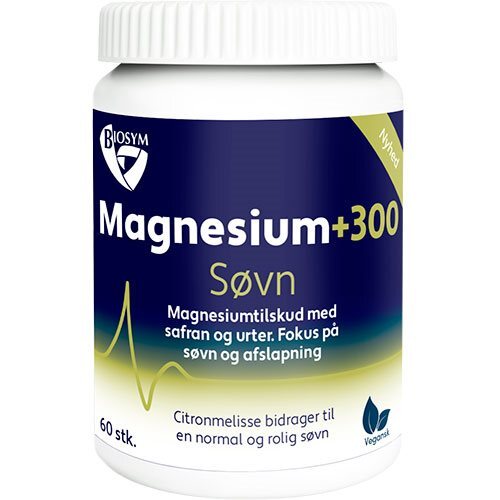 Magnesium 300 Søvn 60 Kapsler
