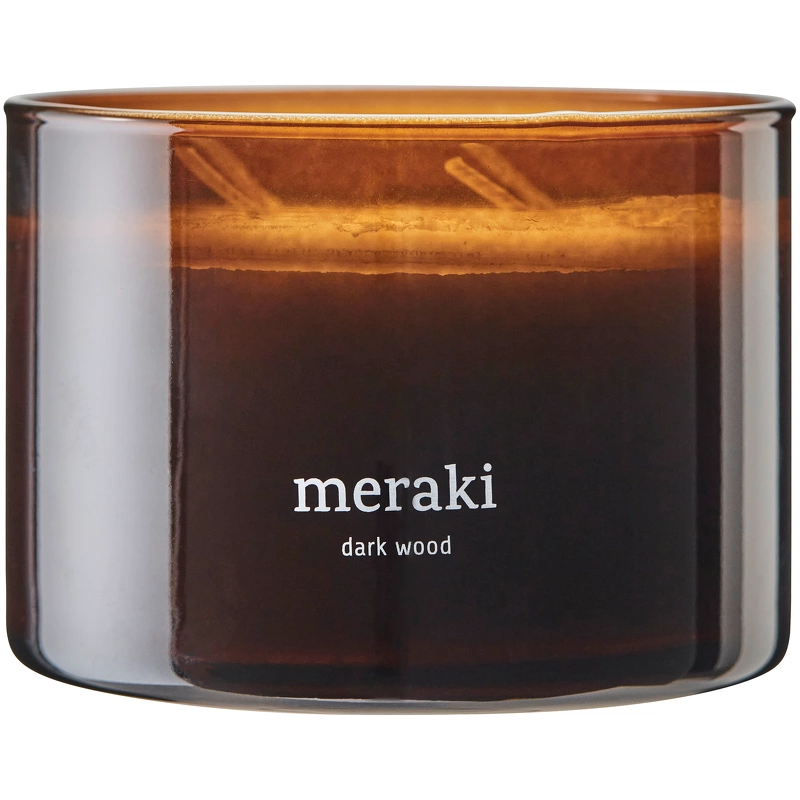 Meraki Scented Candle 340 Gr Dark Wood
