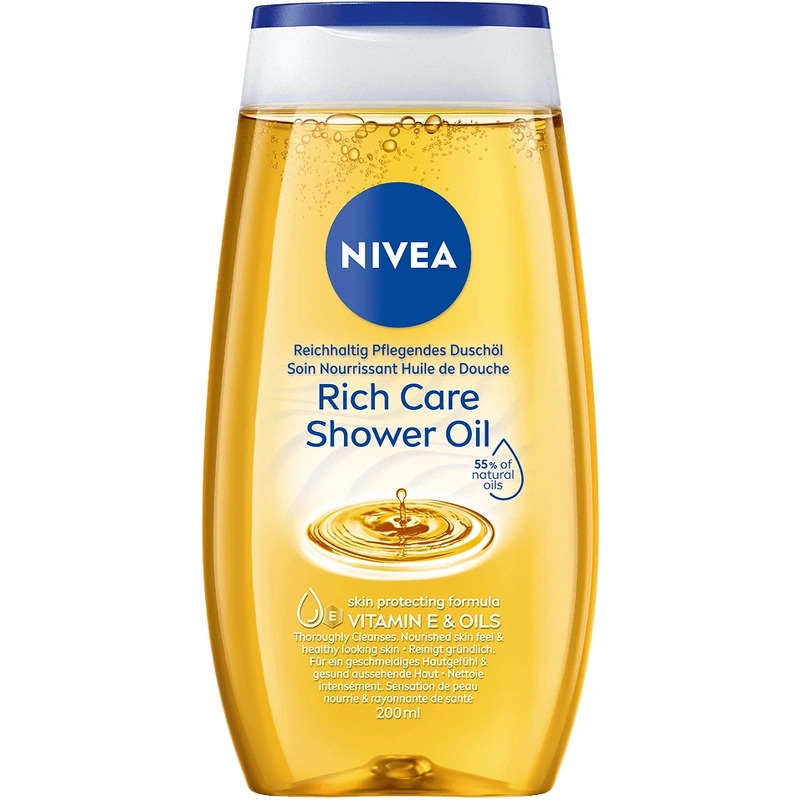 Nivea Rich Care Shower Oil 200 Ml