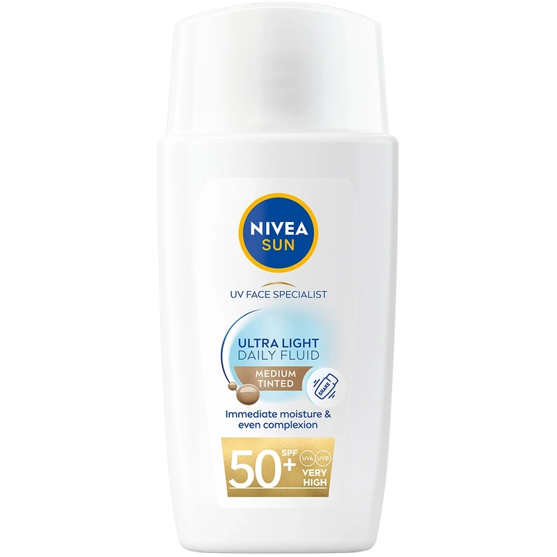 Nivea Sun Daily Fluid Medium Tinted Spf 50 40 Ml