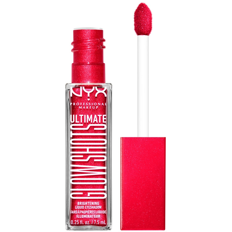 Nyx Prof  Makeup Ultimate Glow Shots Liquid Eyeshadow 7 5 Ml   19 Strawberry Stacked