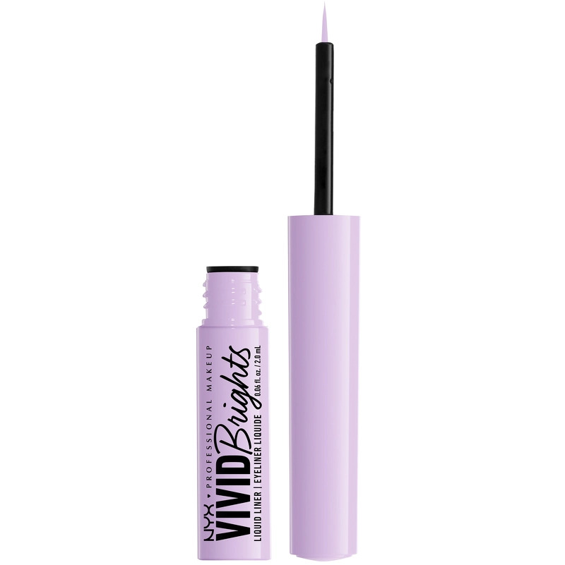 Nyx Prof  Makeup Up Vivid Brights Liquid Eyeliner 2 Ml   07 Lilac Link