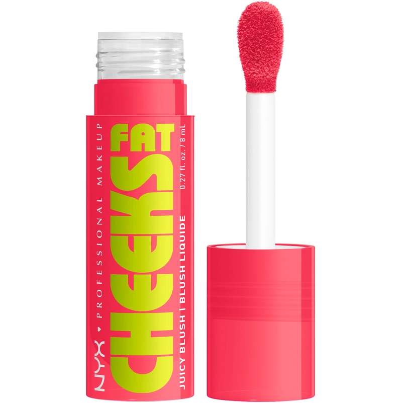 Nyx Prof  Makeup Fat Cheeks Juicy Blush 8 Ml   6 Bouncin Berry