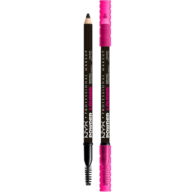 Nyx Prof  Makeup Powder Louder Brow Pencil 1 15 Gr    09 Black