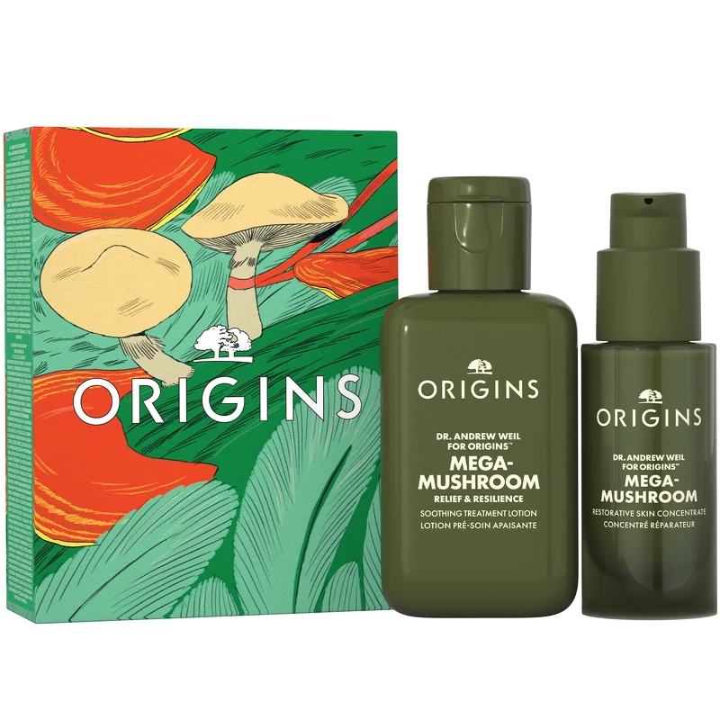 Origins Mega Mushroom? Calming Essentials Gift Set Limited Edition