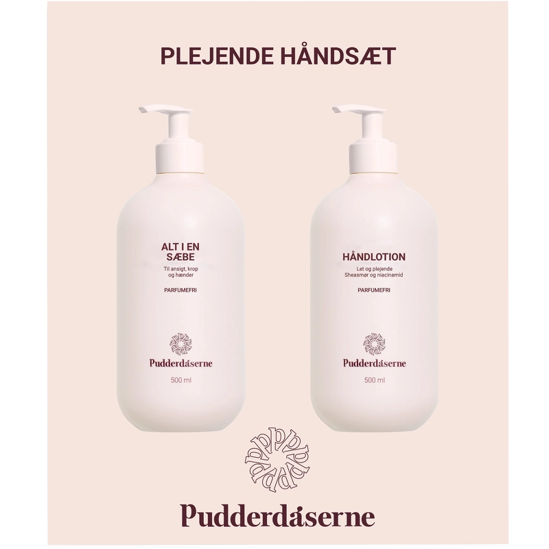 Pudderdåserne Plejende Håndsæt