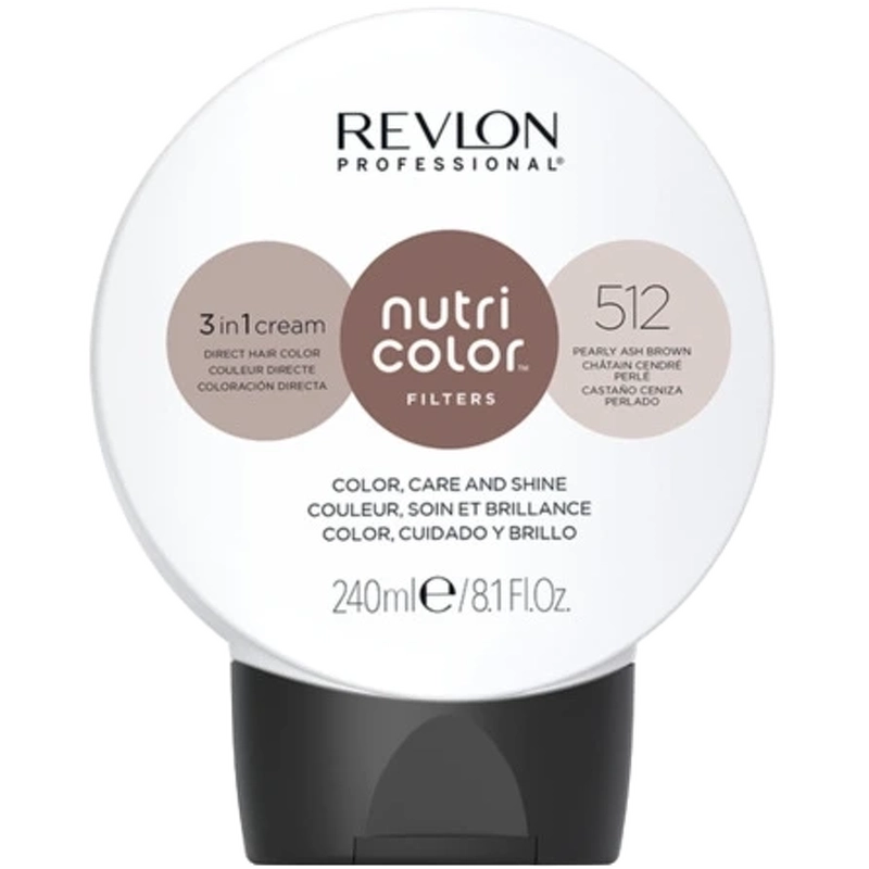 Revlon Nutri Color Filters 240 Ml   512 Pearly Ash Brown