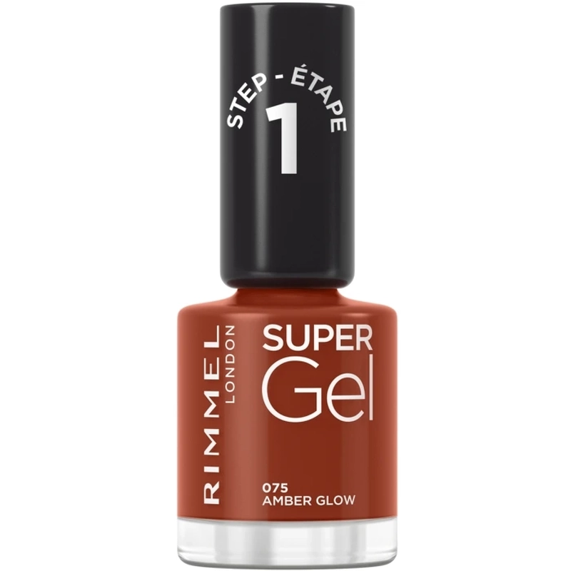 Rimmel Super Gel Nail Polish 12 Ml   075 Amber Glow