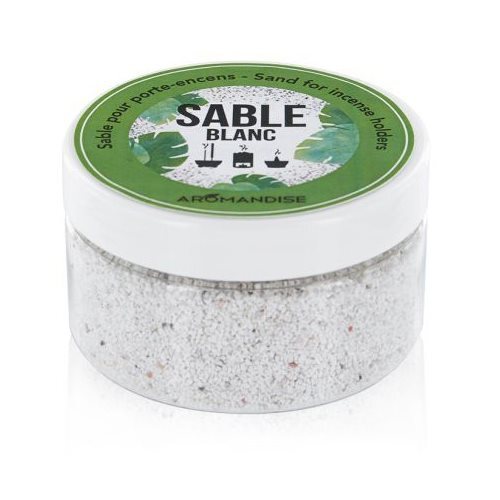 Aromandise Sand Til Røgelsesholder Hvid 100g