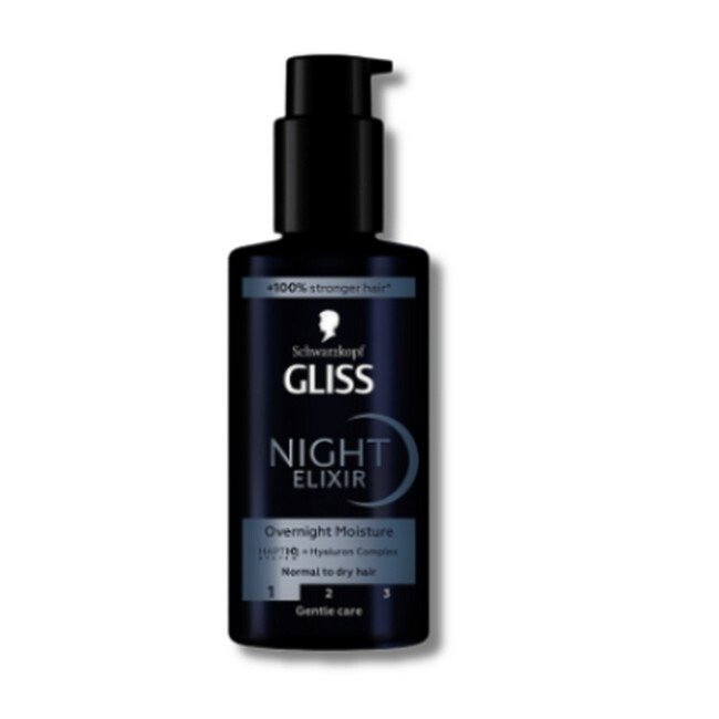 Schwarzkopf   Gliss Night Elixir Overnight Moisture   100 Ml