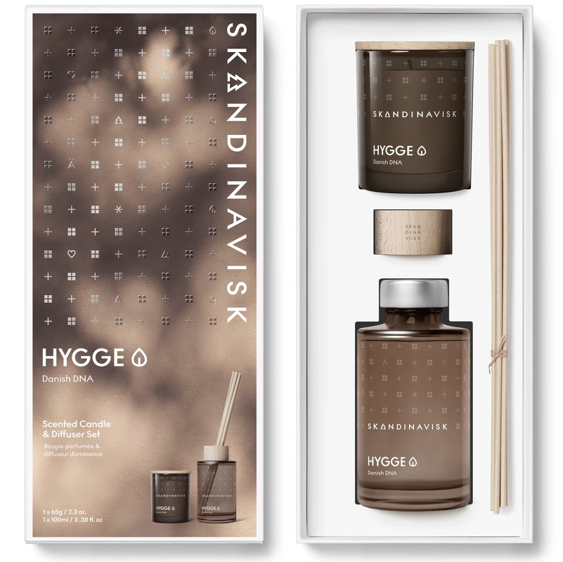 Skandinavisk Hygge Scented Candle Diffuser Set