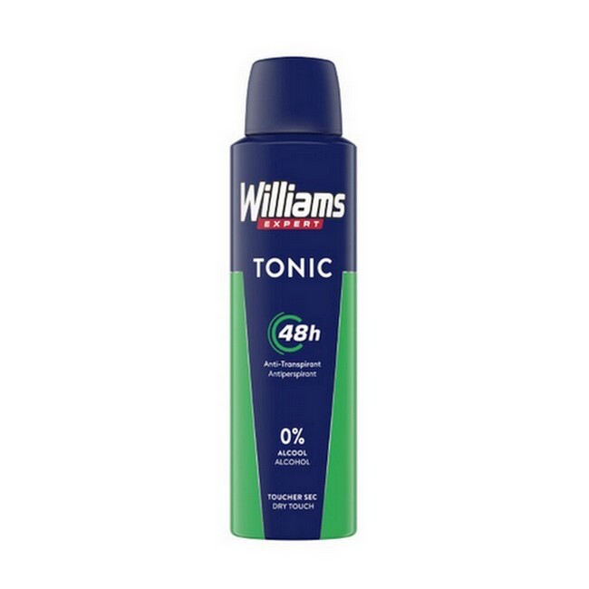 Williams   Expert Tonic 48h Anti Transparent Deo Spray   150 Ml