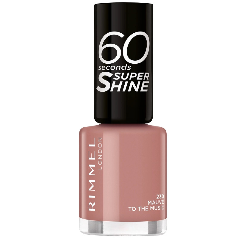 Rimmel 60 Seconds Nail Polish 8 Ml   230 Mauve To The Music