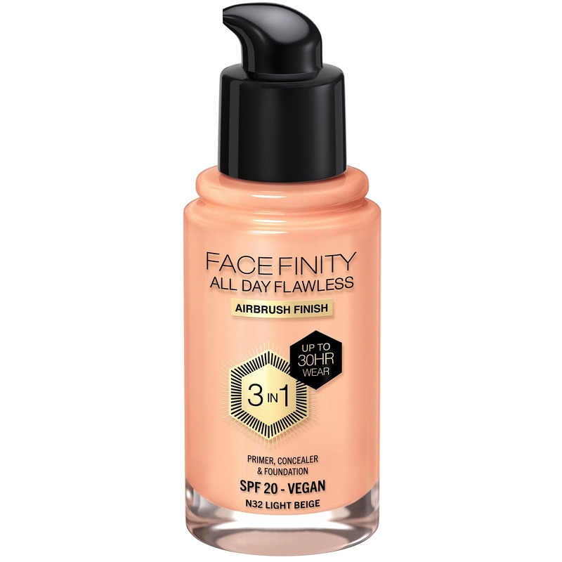 Max Factor Facefinity Flawless 3 In 1 Foundation Restage 30 Ml Light Beige N32
