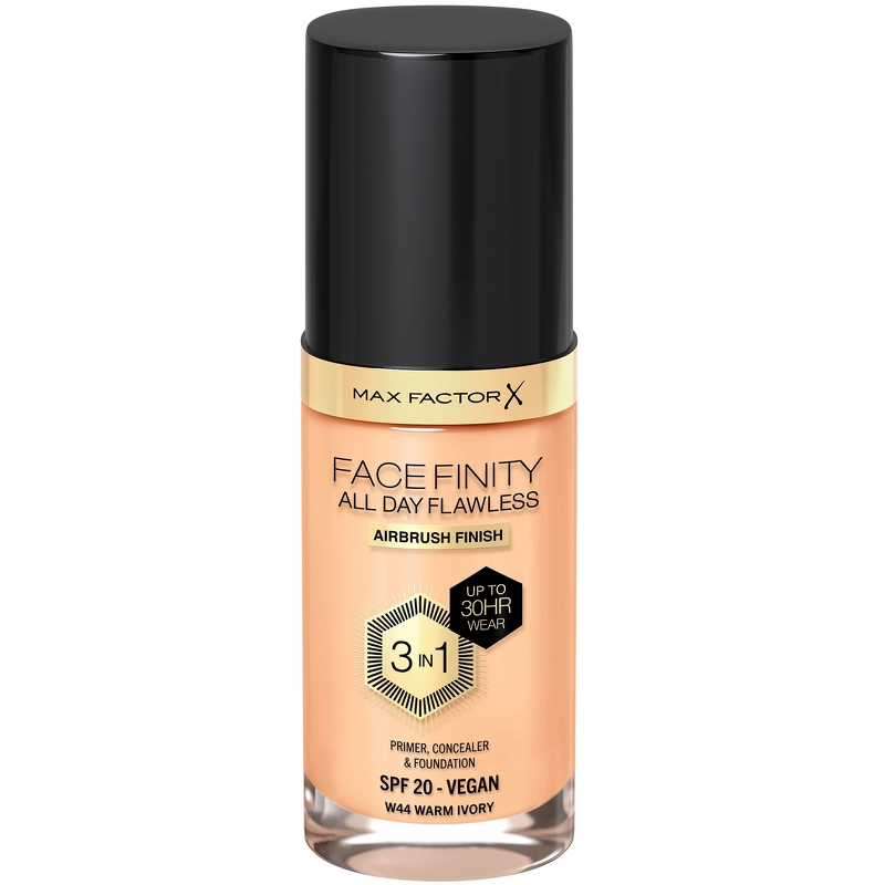 Max Factor Facefinity Flawless 3 In 1 Foundation Restage 30 Ml Warm Ivory W44