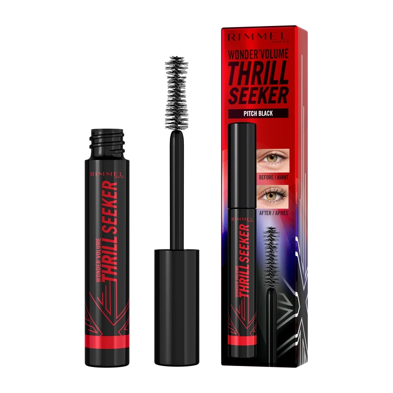 Rimmel Volume Thrill Seeker Mascara 8 Ml   004 Pitch Black