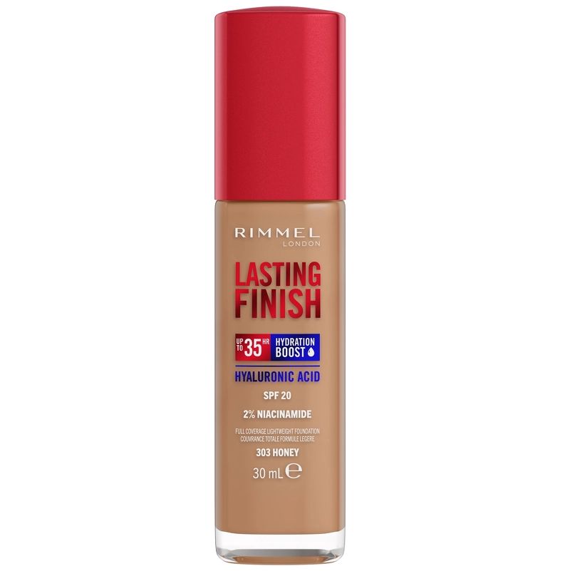 Rimmel Clean Lasting Finish Foundation 30 Ml   303 Honey
