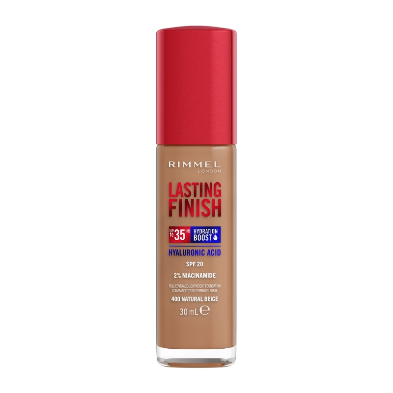 Rimmel Clean Lasting Finish Foundation 30 Ml   400 Natural Beige