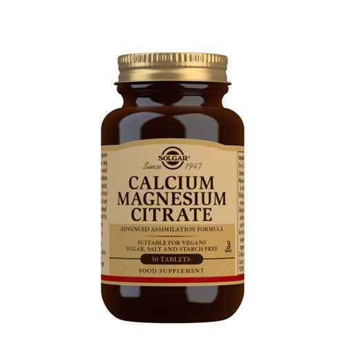 Solgar Calcium Magnesium Citrate 50 Tabletter