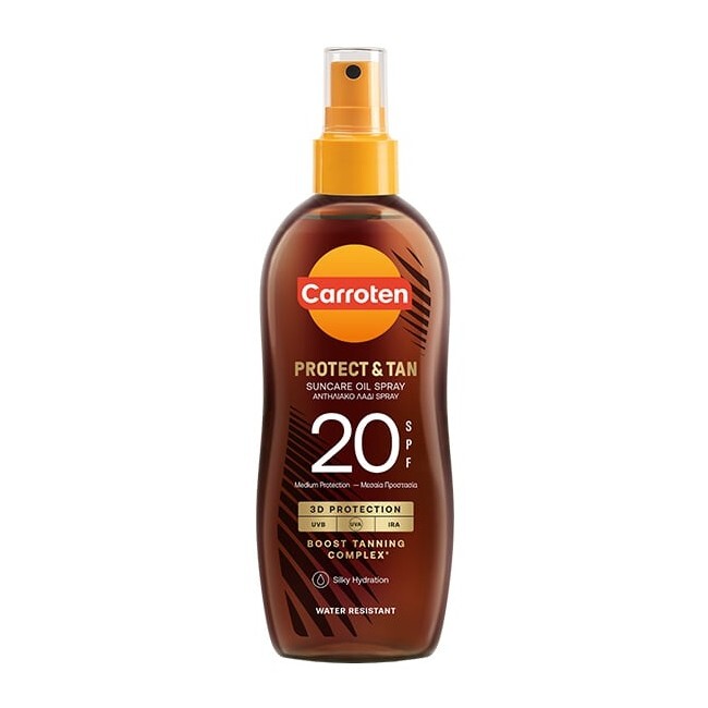 Carroten   Protect   Tan Tanning Oil Spray Spf20   150 Ml