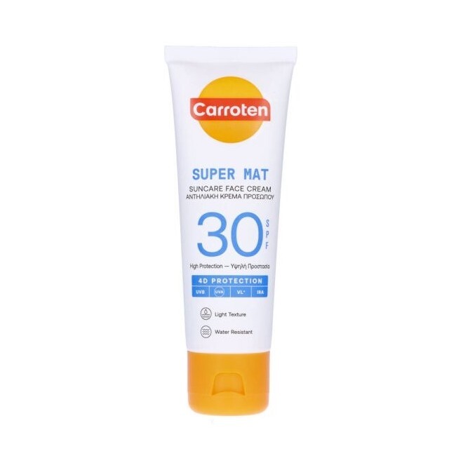 Carroten   Super Mat Suncare Face Cream Spf 30   50 Ml