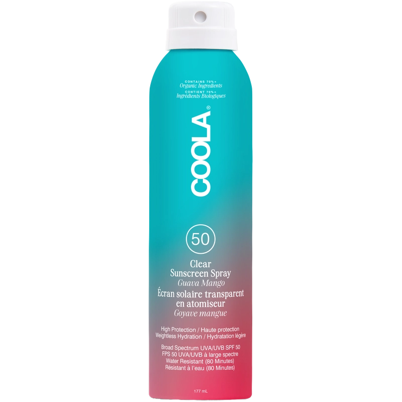Coola Classic Body Spray Spf 50 Guava Mango 177 Ml