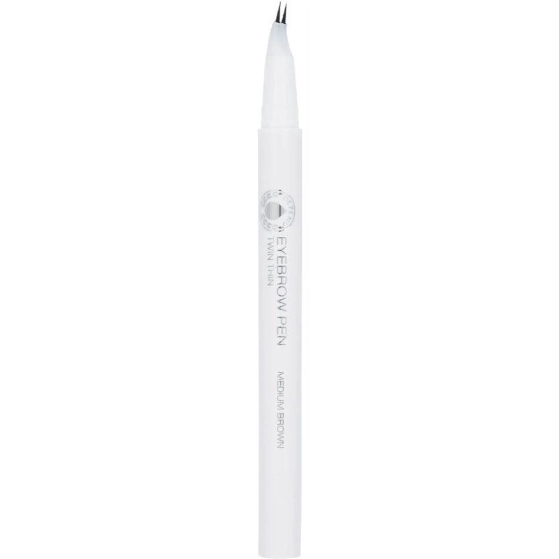 Depend Cosmetic Pe Eyebrow Pen Twin Thin 0 55 Gr    Medium Brown