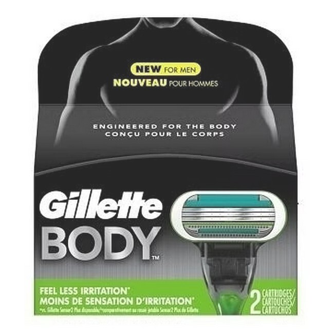 Gillette Body Barberblade 2 Stk