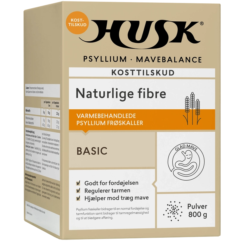 Husk Psyllium Mavebalance Pulver 800 Gr