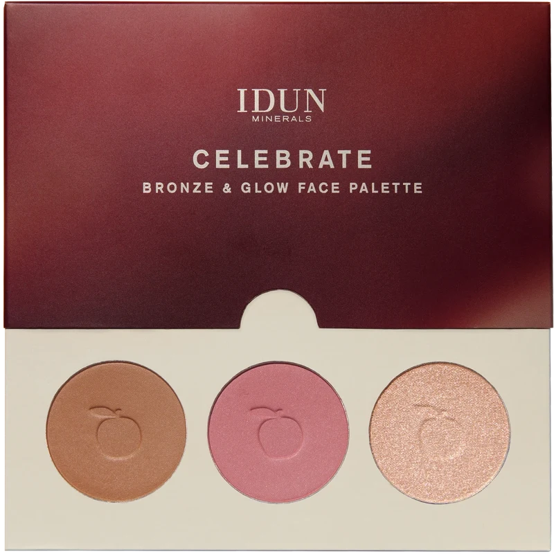 Idun Minerals Celebrate Bronze Glow Face Palette 7 6 G Celebrate Limited Edition