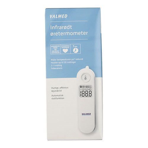 Infrarødt øretermometer 1 Stk