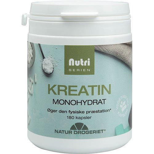 Nutri Serien Kreatin Monohydrat Kapsler 180kap