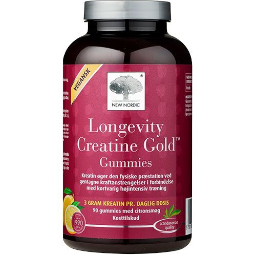 Longevity Creatine Gold Gummies   90 Stk