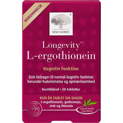 Longevity L Ergothionein   30 Tabletter
