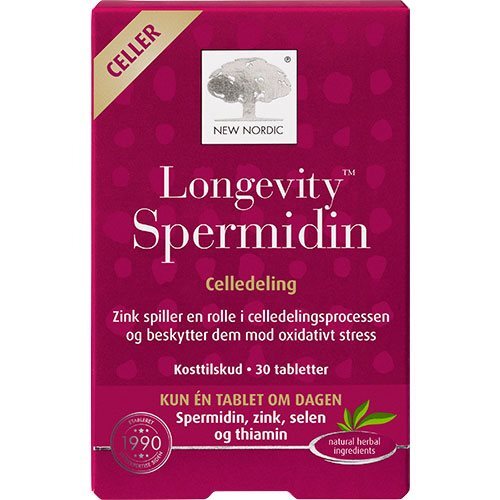 Longevity Spermidin   30 Tabletter