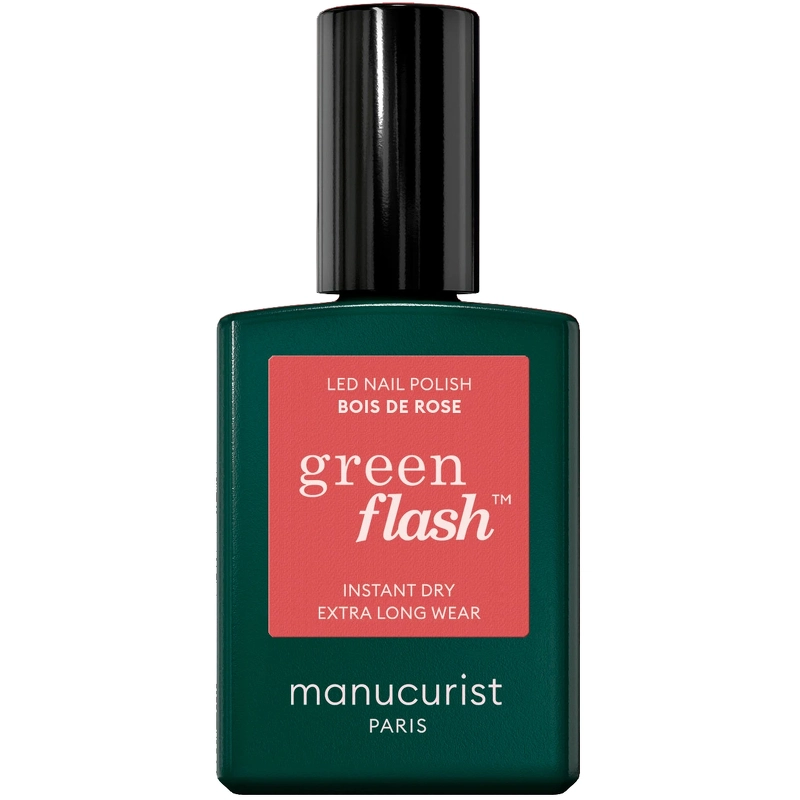 Manucurist Green Flash Nail Polish 15 Ml   Bois De Rose