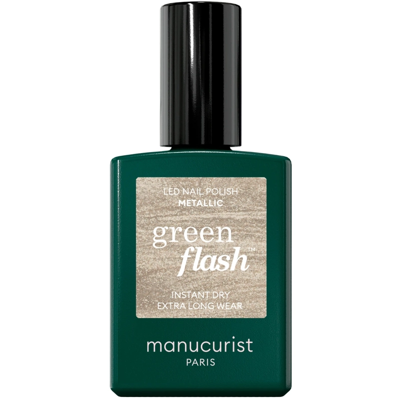 Manucurist Green Flash Nail Polish 15 Ml   Metallic