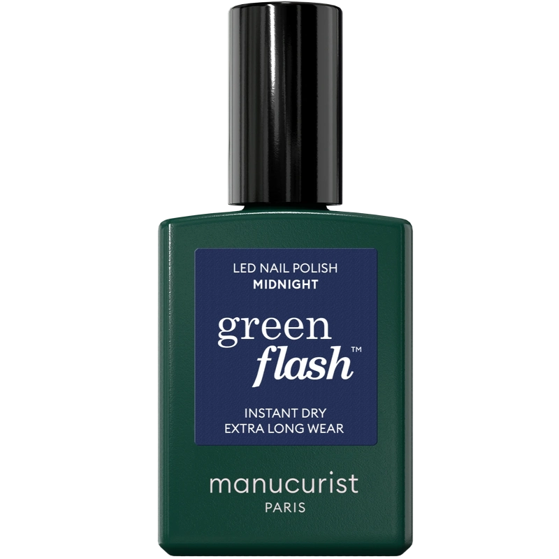 Manucurist Green Flash Nail Polish 15 Ml   Midnight