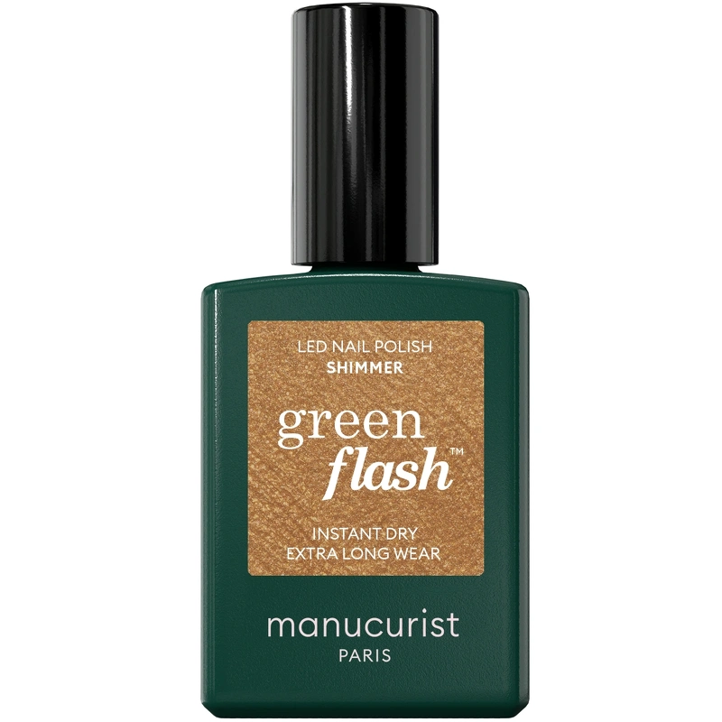 Manucurist Green Flash Nail Polish 15 Ml   Shimmer