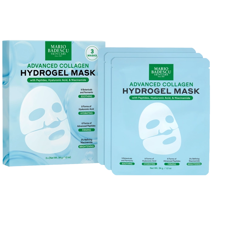 Mario Badescu  Advanced Collagen Hydrogel Sheet Mask 3 Pcs