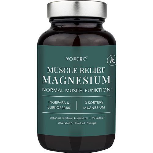 Muscle Relief Magnesium 90 Kapsler