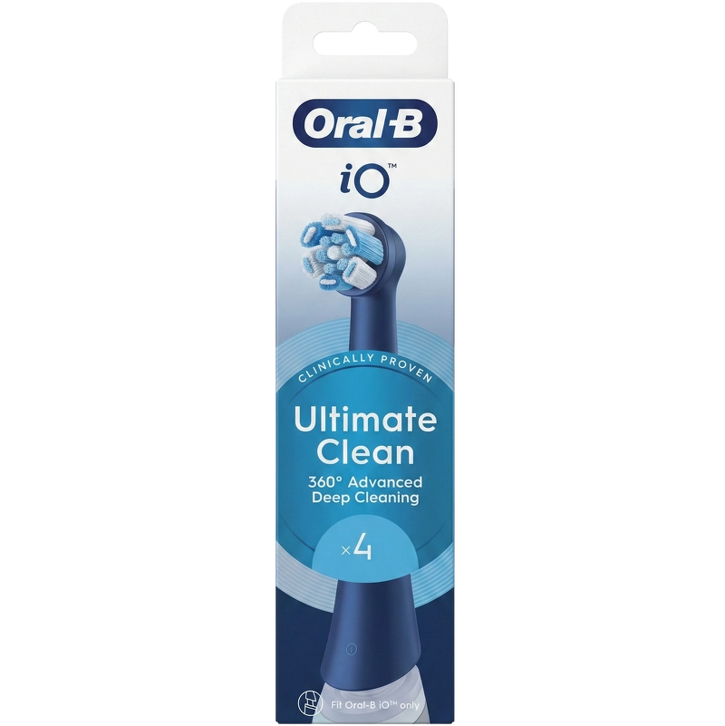 Oral B Io Ultimate Clean Refill 4 Pieces Black
