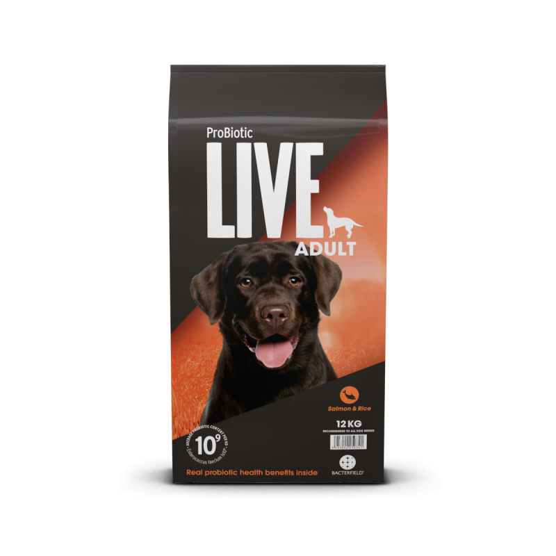 12 Kg  Probiotic Live Adult   Voksenfoder Med Laks