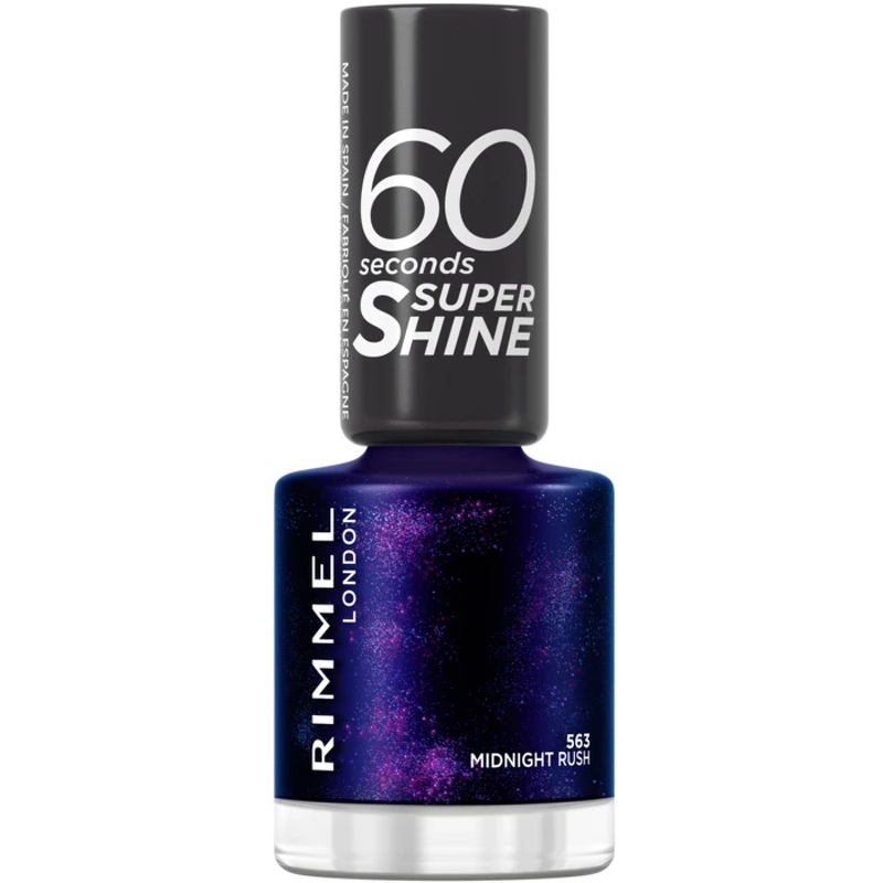 Rimmel 60 Seconds Nail Polish 8 Ml   563 Midnight Rush
