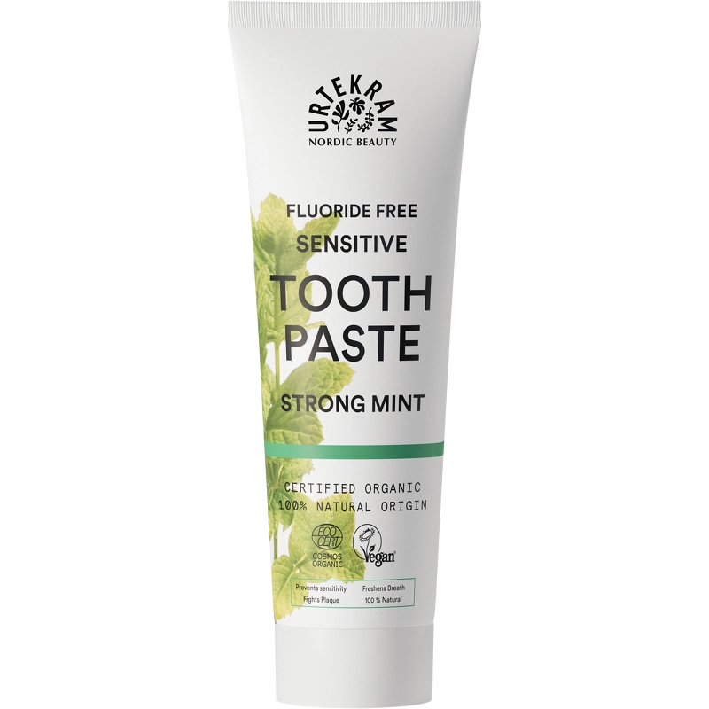 Urtekram Sensitive Toothpaste Strong Mint 75 Ml