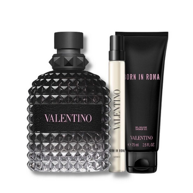 Valentino Uomo Born In Roma Gaveæske 100 Ml Edt 10 Ml Showergel