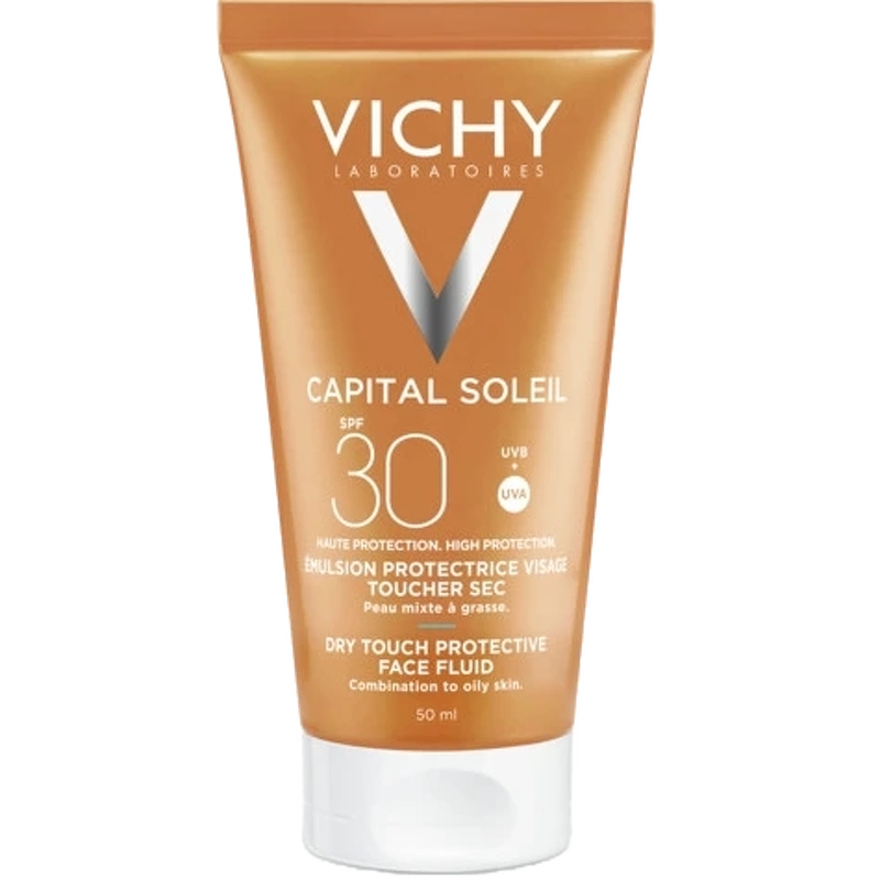 Vichy Capital Soleil Dry Touch Protective Face Fluid Spf 30   50 Ml
