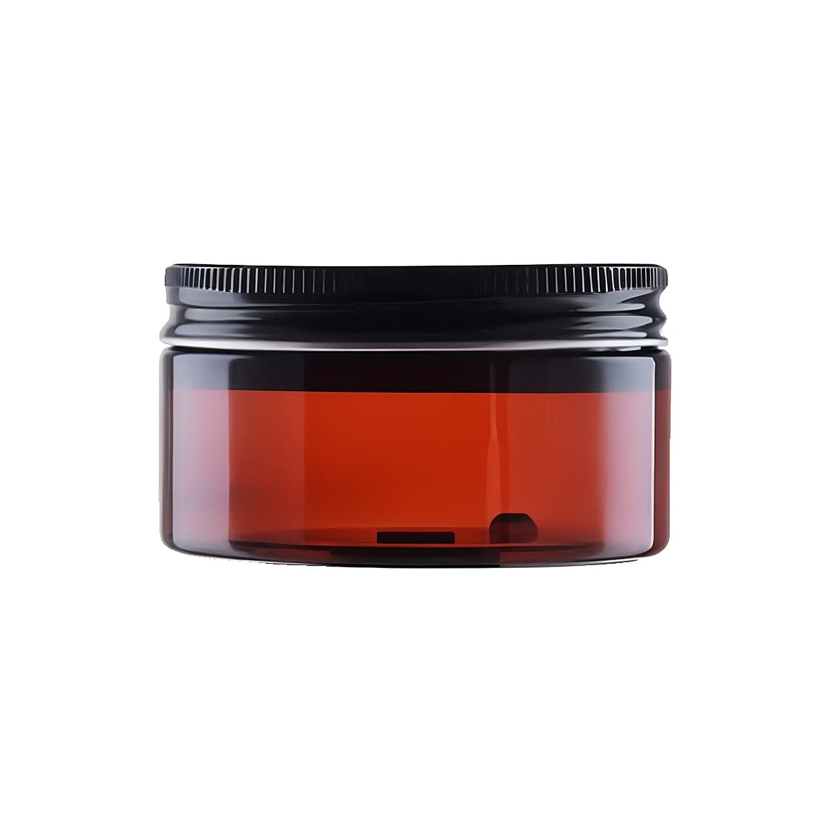 Brun Pet Bøtte 100 Ml Med Sort Alu Låg Letvægts Genanvendelig Plast 72 Mm Diameter 40 Mm Høj Hedenhus
