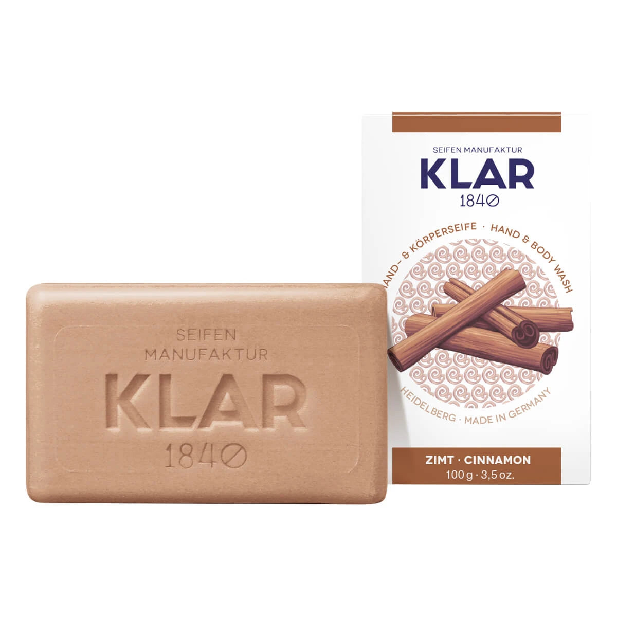 Klar Seifen Sæbe  Kanel  100 Gr