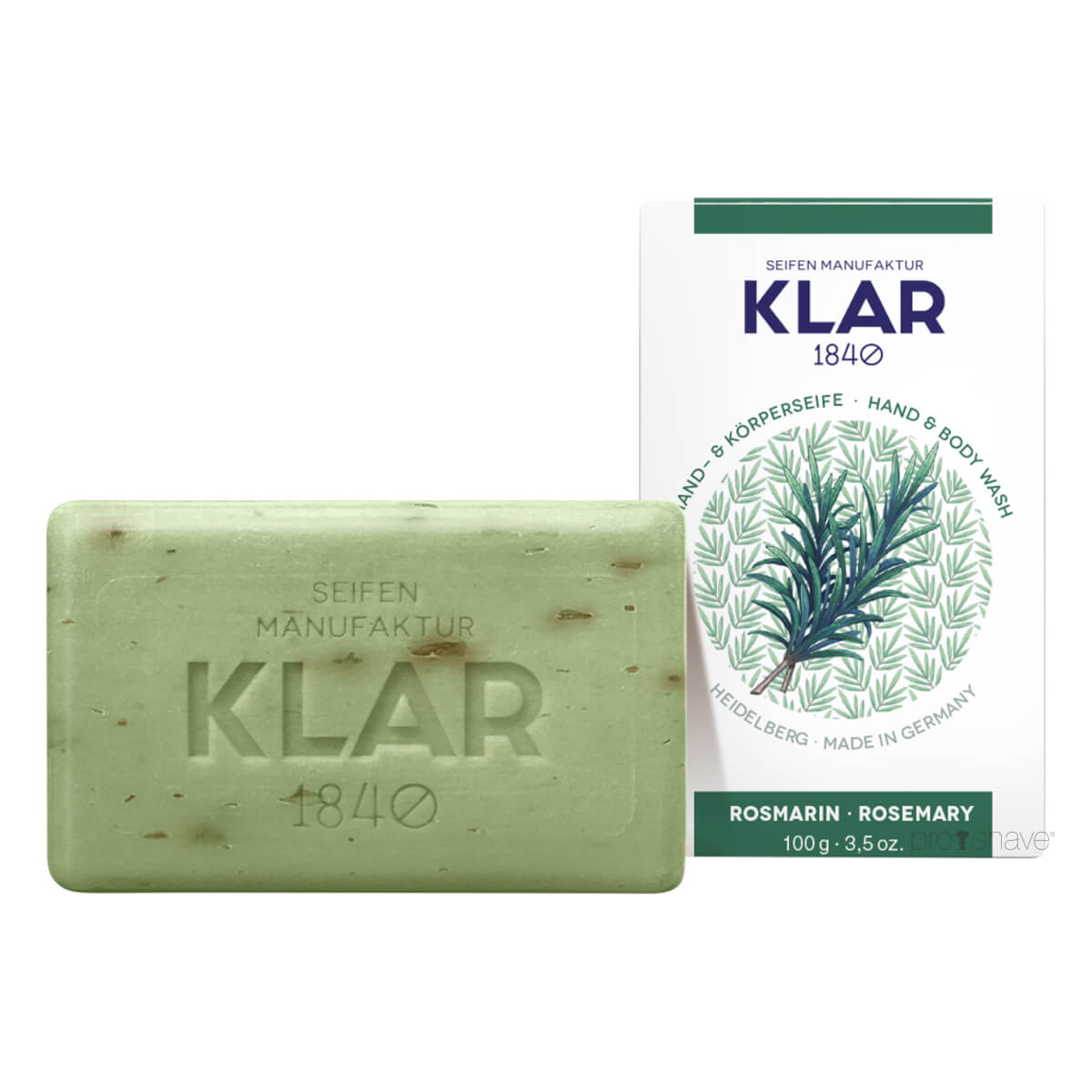 Klar Seifen Sæbe  Rosmarin  100 Gr